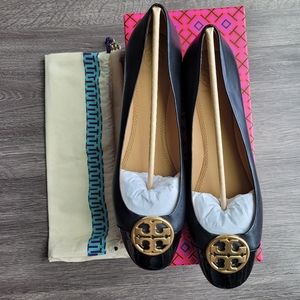 Tory Burch Chelsea Cap Toe Ballet Flats Size 10.5